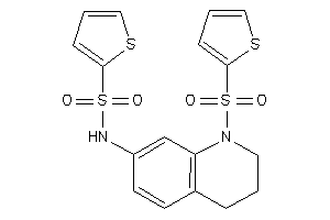 N-[1-(2-thienylsulfonyl)-3,4-dihydro-2H-quinolin-7-yl]thiophene-2-sulfonamide