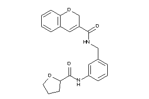 N-[3-(tetrahydrofuran-2-carbonylamino)benzyl]-2H-chromene-3-carboxamide