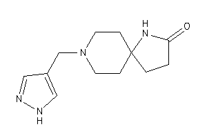 8-(1H-pyrazol-4-ylmethyl)-4,8-diazaspiro[4.5]decan-3-one
