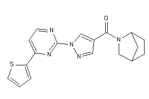 5-azabicyclo[2.2.1]heptan-5-yl-[1-[4-(2-thienyl)pyrimidin-2-yl]pyrazol-4-yl]methanone