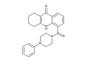 Image of 5-(4-phenylpiperazine-1-carbonyl)-2,3,4,10-tetrahydro-1H-acridin-9-one