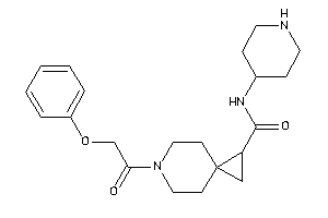 6-(2-phenoxyacetyl)-N-(4-piperidyl)-6-azaspiro[2.5]octane-1-carboxamide