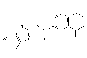Image of N-(1,3-benzothiazol-2-yl)-4-keto-1H-quinoline-6-carboxamide