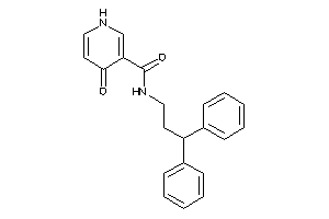 N-(3,3-diphenylpropyl)-4-keto-1H-pyridine-3-carboxamide