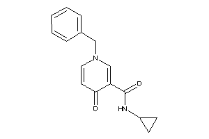 1-benzyl-N-cyclopropyl-4-keto-nicotinamide