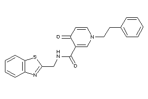 N-(1,3-benzothiazol-2-ylmethyl)-4-keto-1-phenethyl-nicotinamide