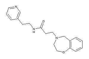 3-(3,5-dihydro-2H-1,4-benzoxazepin-4-yl)-N-[2-(3-pyridyl)ethyl]propionamide