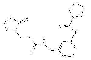 N-[3-[[3-(2-keto-4-thiazolin-3-yl)propanoylamino]methyl]phenyl]tetrahydrofuran-2-carboxamide