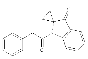 1'-(2-phenylacetyl)spiro[cyclopropane-1,2'-indoline]-3'-one