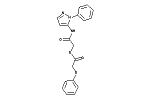 2-phenoxyacetic Acid [2-keto-2-[(2-phenylpyrazol-3-yl)amino]ethyl] Ester