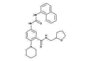 5-(1-naphthylcarbamoylamino)-2-piperidino-N-(tetrahydrofurfuryl)benzamide