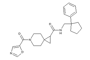 6-(oxazole-5-carbonyl)-N-[(1-phenylcyclopentyl)methyl]-6-azaspiro[2.5]octane-2-carboxamide