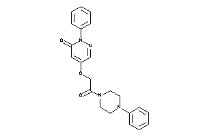 5-[2-keto-2-(4-phenylpiperazino)ethoxy]-2-phenyl-pyridazin-3-one