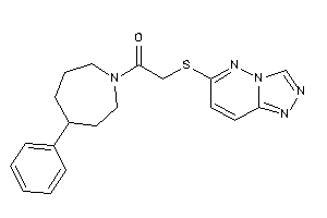 1-(4-phenylazepan-1-yl)-2-([1,2,4]triazolo[3,4-f]pyridazin-6-ylthio)ethanone