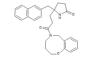 Image of 5-[3-keto-3-(2,3,4,6-tetrahydro-1,5-benzoxazocin-5-yl)propyl]-5-(2-naphthylmethyl)-2-pyrrolidone