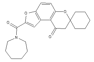 Image of 2-(azepane-1-carbonyl)spiro[8H-furo[3,2-f]chromene-7,1'-cyclohexane]-9-one
