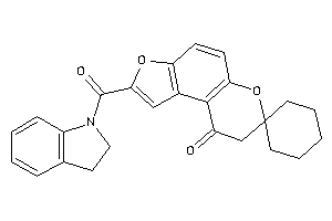 2-(indoline-1-carbonyl)spiro[8H-furo[3,2-f]chromene-7,1'-cyclohexane]-9-one
