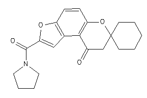 Image of 2-(pyrrolidine-1-carbonyl)spiro[8H-furo[3,2-f]chromene-7,1'-cyclohexane]-9-one