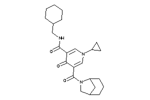 5-(6-azabicyclo[3.2.1]octane-6-carbonyl)-N-(cyclohexylmethyl)-1-cyclopropyl-4-keto-nicotinamide