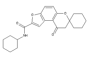 Image of N-cyclohexyl-9-keto-spiro[8H-furo[3,2-f]chromene-7,1'-cyclohexane]-2-carboxamide