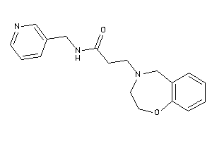 3-(3,5-dihydro-2H-1,4-benzoxazepin-4-yl)-N-(3-pyridylmethyl)propionamide