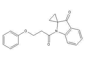 1'-(3-phenoxypropanoyl)spiro[cyclopropane-1,2'-indoline]-3'-one