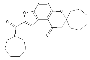 2-(azepane-1-carbonyl)spiro[8H-furo[3,2-f]chromene-7,1'-cycloheptane]-9-one