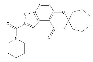 Image of 2-(piperidine-1-carbonyl)spiro[8H-furo[3,2-f]chromene-7,1'-cycloheptane]-9-one