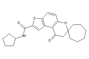 N-cyclopentyl-9-keto-spiro[8H-furo[3,2-f]chromene-7,1'-cycloheptane]-2-carboxamide