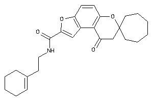 N-(2-cyclohexen-1-ylethyl)-9-keto-spiro[8H-furo[3,2-f]chromene-7,1'-cycloheptane]-2-carboxamide