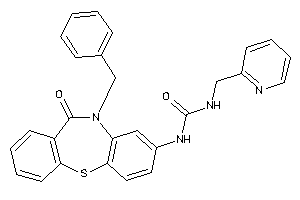 1-(5-benzyl-6-keto-benzo[b][1,4]benzothiazepin-3-yl)-3-(2-pyridylmethyl)urea