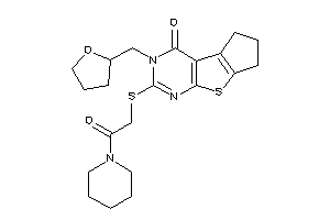 [(2-keto-2-piperidino-ethyl)thio]-(tetrahydrofurfuryl)BLAHone