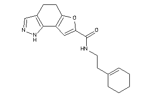 Image of N-(2-cyclohexen-1-ylethyl)-4,5-dihydro-1H-furo[2,3-g]indazole-7-carboxamide