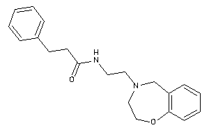 N-[2-(3,5-dihydro-2H-1,4-benzoxazepin-4-yl)ethyl]-3-phenyl-propionamide