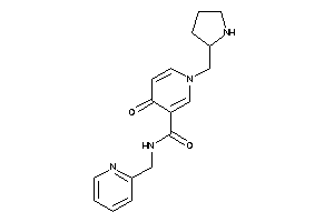 4-keto-N-(2-pyridylmethyl)-1-(pyrrolidin-2-ylmethyl)nicotinamide