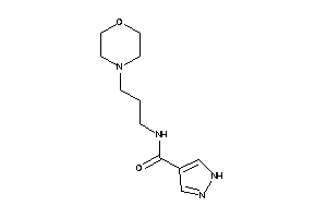 N-(3-morpholinopropyl)-1H-pyrazole-4-carboxamide