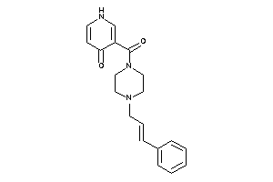 3-(4-cinnamylpiperazine-1-carbonyl)-4-pyridone