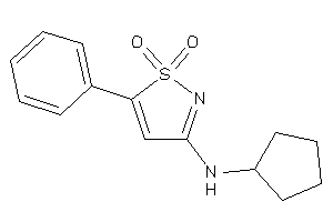 Cyclopentyl-(1,1-diketo-5-phenyl-isothiazol-3-yl)amine