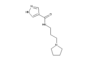 N-(3-pyrrolidinopropyl)-1H-pyrazole-4-carboxamide