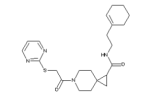 N-(2-cyclohexen-1-ylethyl)-6-[2-(2-pyrimidylthio)acetyl]-6-azaspiro[2.5]octane-1-carboxamide