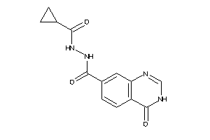 N'-(cyclopropanecarbonyl)-4-keto-3H-quinazoline-7-carbohydrazide