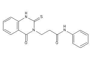 3-(4-keto-2-thioxo-1H-quinazolin-3-yl)-N-phenyl-propionamide