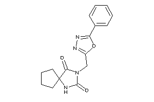 Image of 3-[(5-phenyl-1,3,4-oxadiazol-2-yl)methyl]-1,3-diazaspiro[4.4]nonane-2,4-quinone