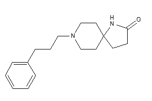 8-(3-phenylpropyl)-4,8-diazaspiro[4.5]decan-3-one