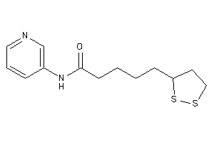 Image of 5-(dithiolan-3-yl)-N-(3-pyridyl)valeramide