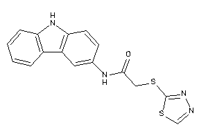 N-(9H-carbazol-3-yl)-2-(1,3,4-thiadiazol-2-ylthio)acetamide