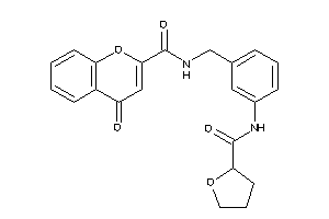 4-keto-N-[3-(tetrahydrofuran-2-carbonylamino)benzyl]chromene-2-carboxamide