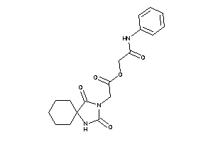 Image of 2-(2,4-diketo-1,3-diazaspiro[4.5]decan-3-yl)acetic Acid (2-anilino-2-keto-ethyl) Ester