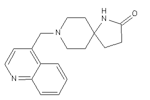 8-(4-quinolylmethyl)-4,8-diazaspiro[4.5]decan-3-one