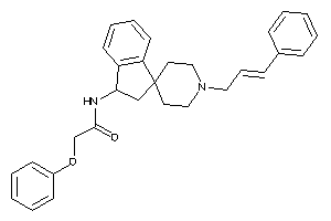 N-(1'-cinnamylspiro[indane-3,4'-piperidine]-1-yl)-2-phenoxy-acetamide